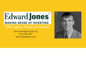 Tyler Gates, Financial Advisor for Edward Jones