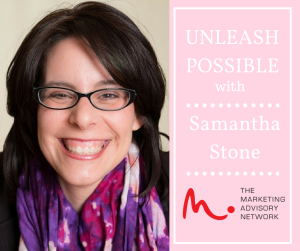 Samantha Stone author of Unleash Possible