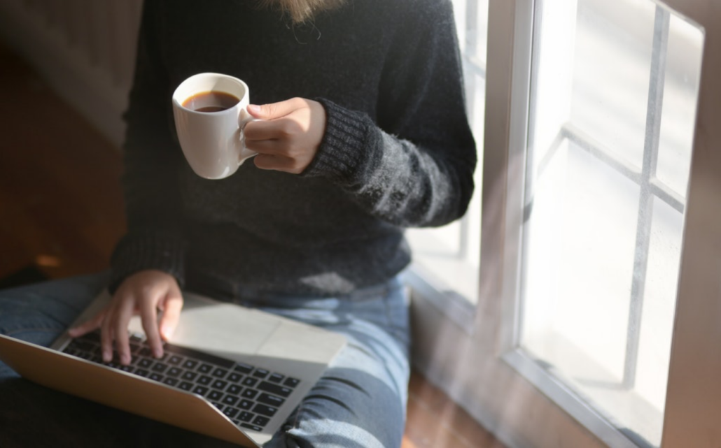 Woman at laptop