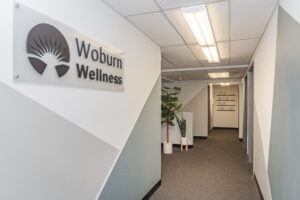 Hallway of Woburn Wellness